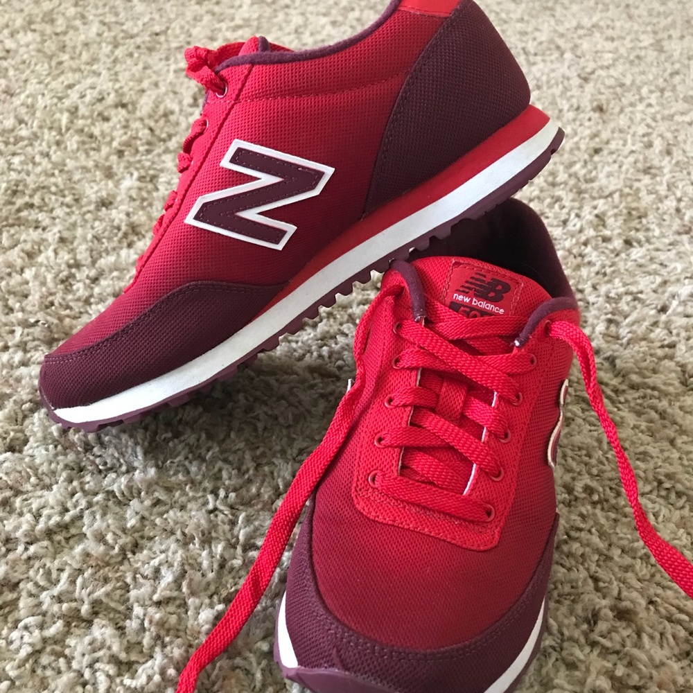 Red New Balance Sneakers